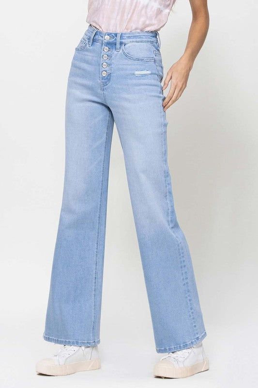 Vervet by Flying Monkey Stretch 90's Loose Jeans