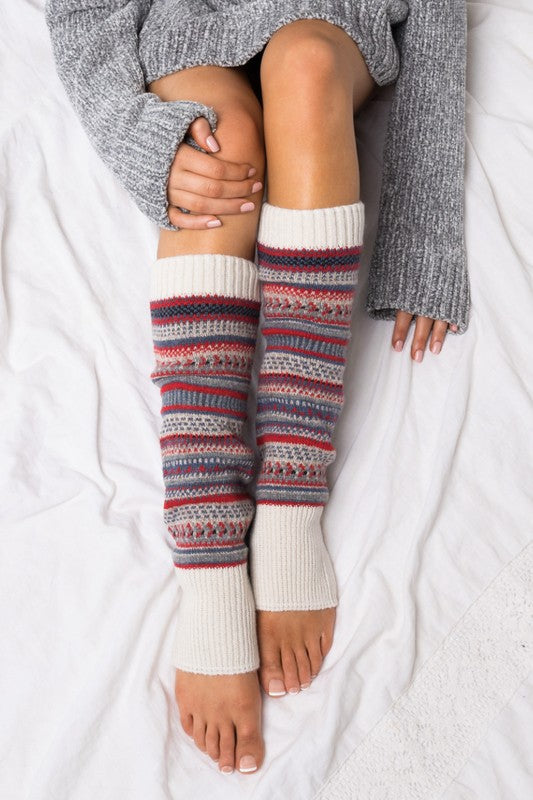 Women’s Short Fairisle Legwarmer