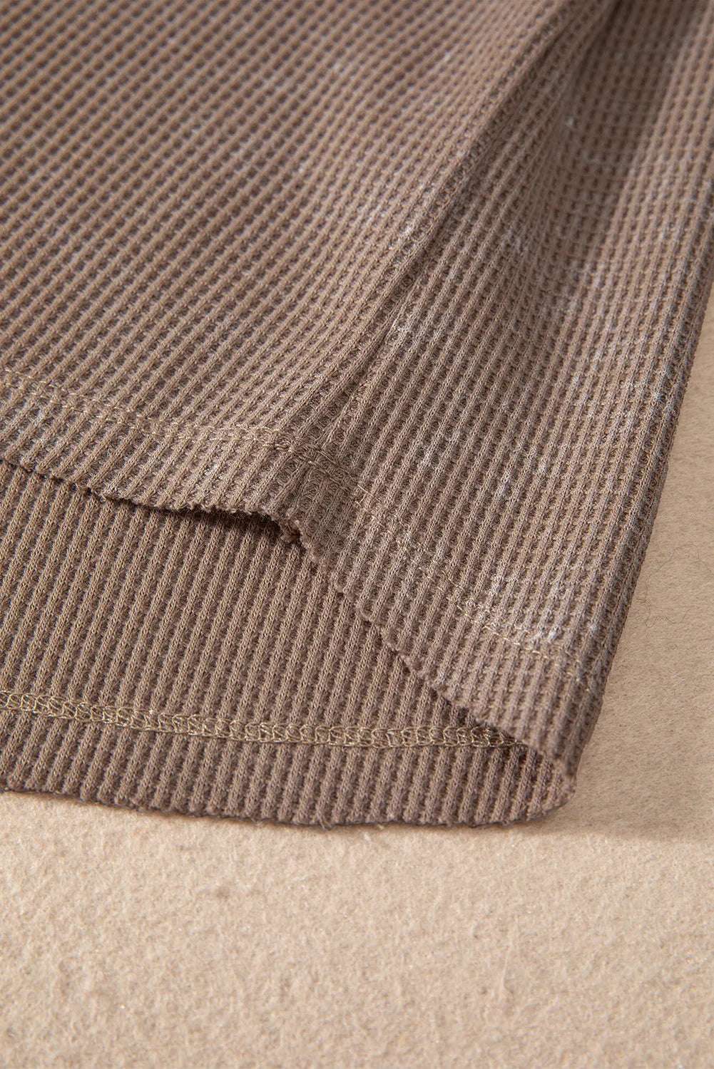 Blueberi B Women’s Notched Long Sleeve Top Polyester Cotton Size S-XL