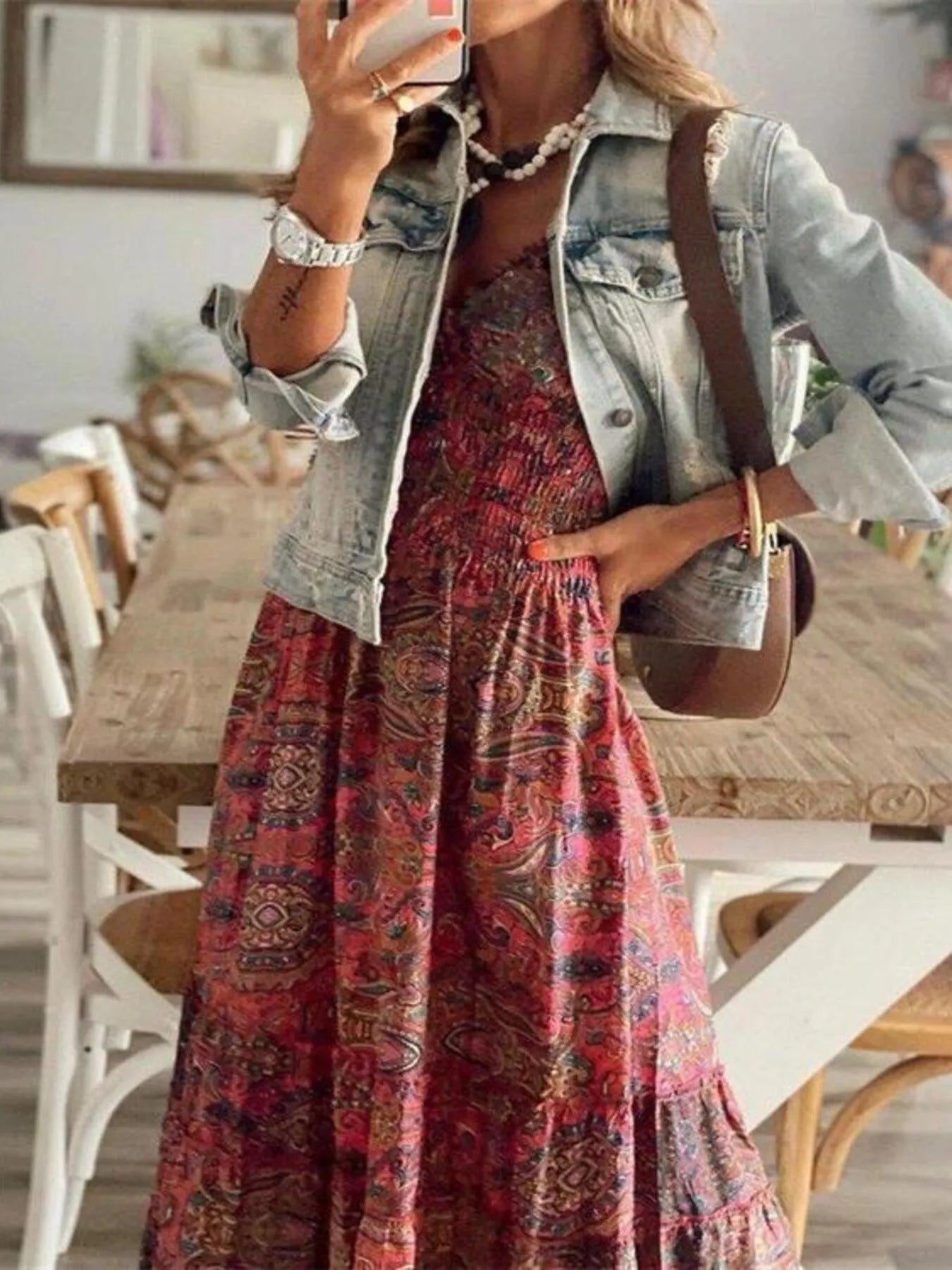 paisley print maxi dress Paisley Print Cap Sleeve Maxi Dress | Plus Size S-3XL