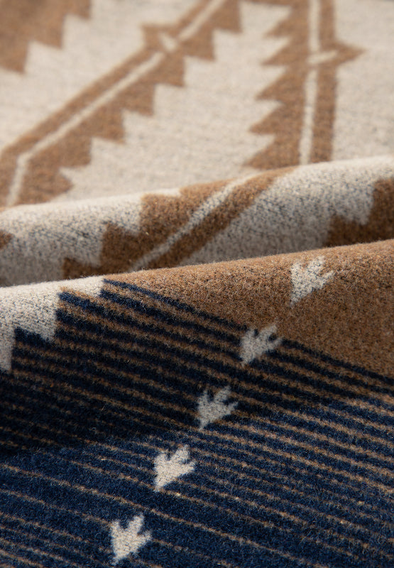 Blueberi B Women’s Geometric Half Button Long Sleeve Sweatshirt Polyester Size S-2XL