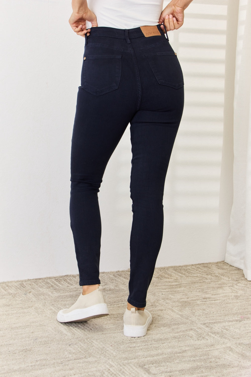Judy Blue Women’s Full Size Garment Dyed Tummy Control Skinny Jeans Cotton Polyester Spandex Size 0-24W
