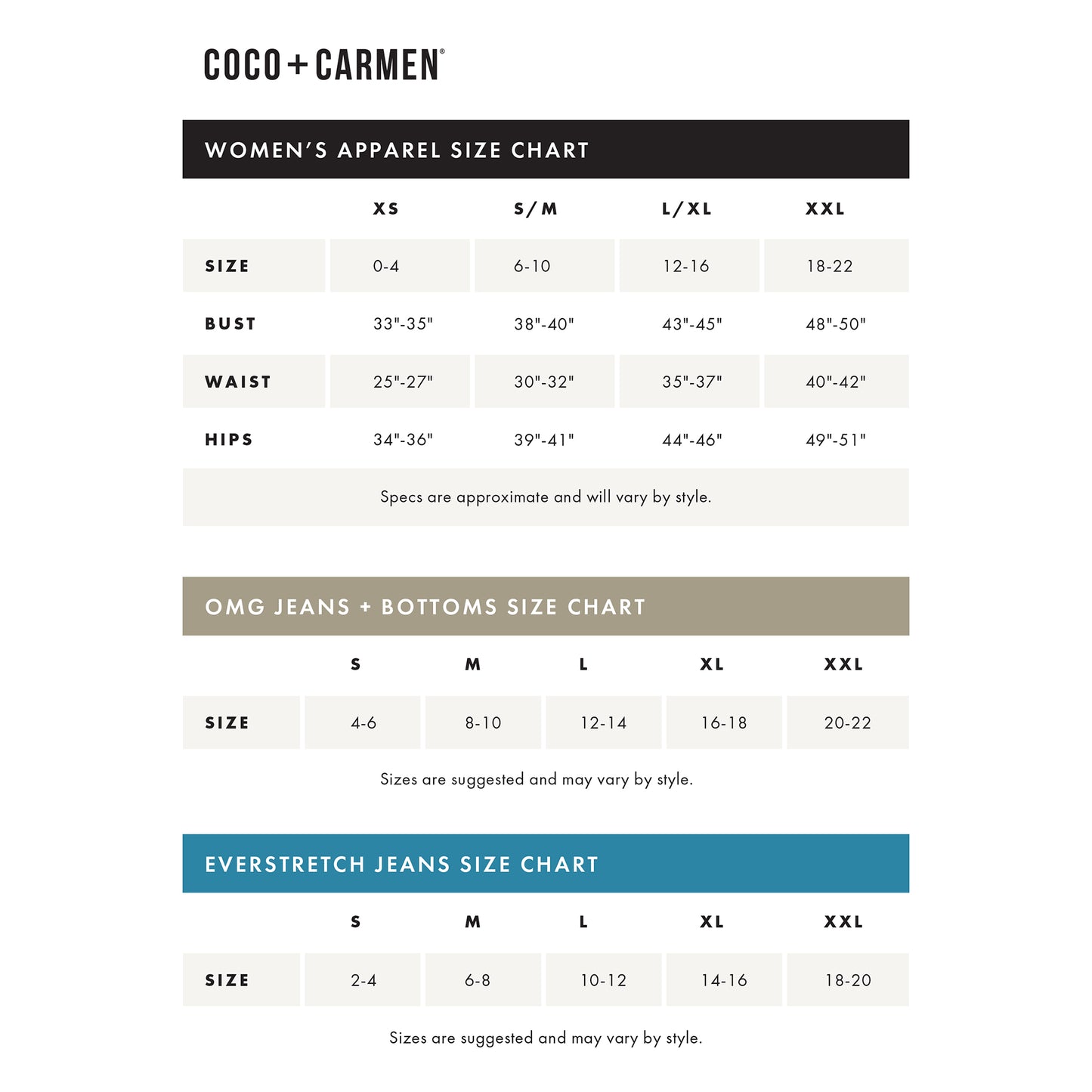 Coco + Carmen OMG ZoeyZip Wide Leg - Winter White Jeans