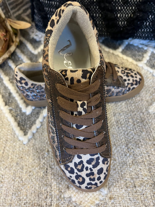 Very G Champ Slip On Shoes in Tan Leopard