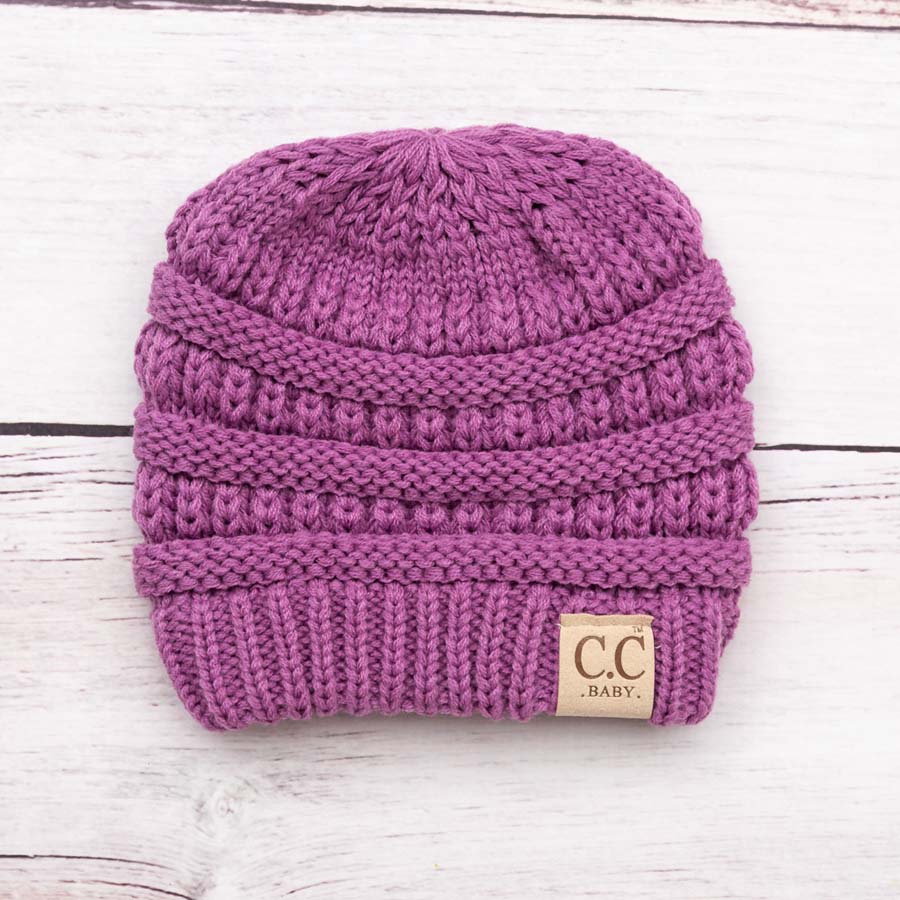 C.C® 100% Soft Acrylic Original Fit Baby Beanie | 3–12 Months