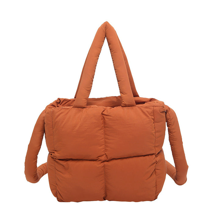 Jacie Quilted Puffer Polyester Nylon Crossbody Mini Tote Bag