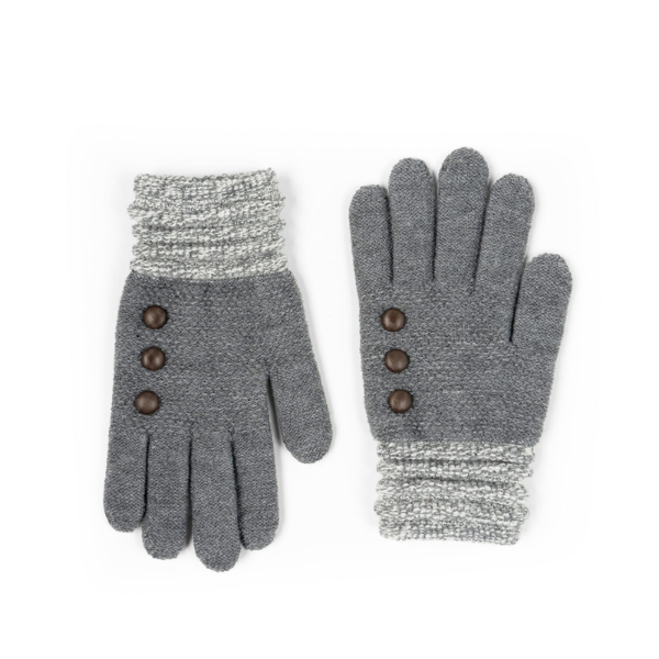 Britt's Knits Ultra Soft Classic Gloves with Button Detail