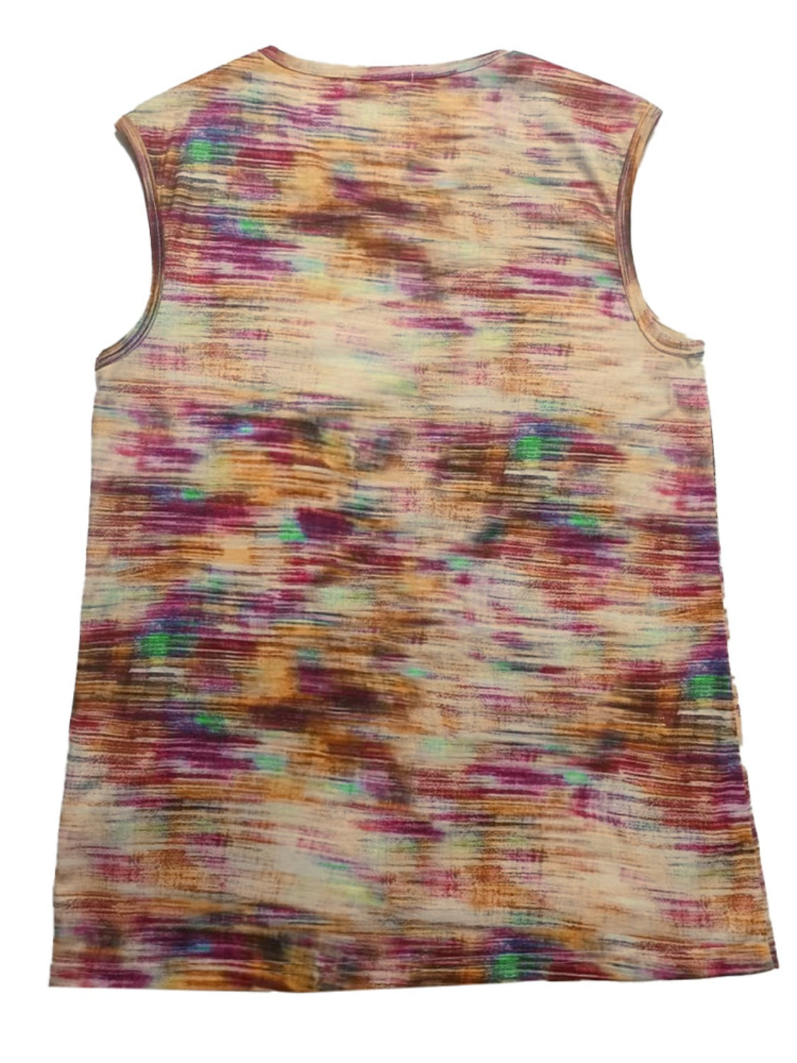 Blueberi B Women's Printed Round Neck Cap Sleeve Top Polyester Elastane Size S-2XL