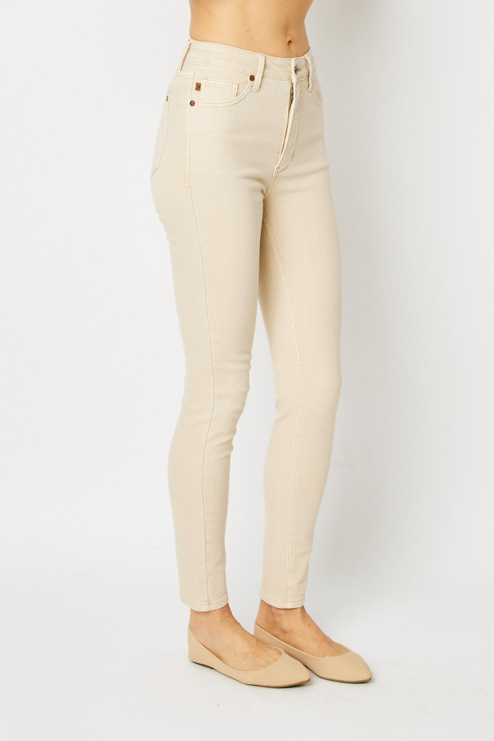 Judy Blue Women’s Full Size Garment Dyed Tummy Control Skinny Jeans Cotton Polyester Spandex Size 0-24W
