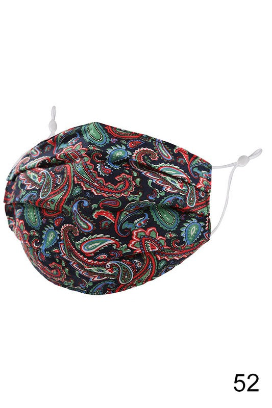 Cotton Fabric Reusable Washable Protective Face Mask Pairley Fabric Lined