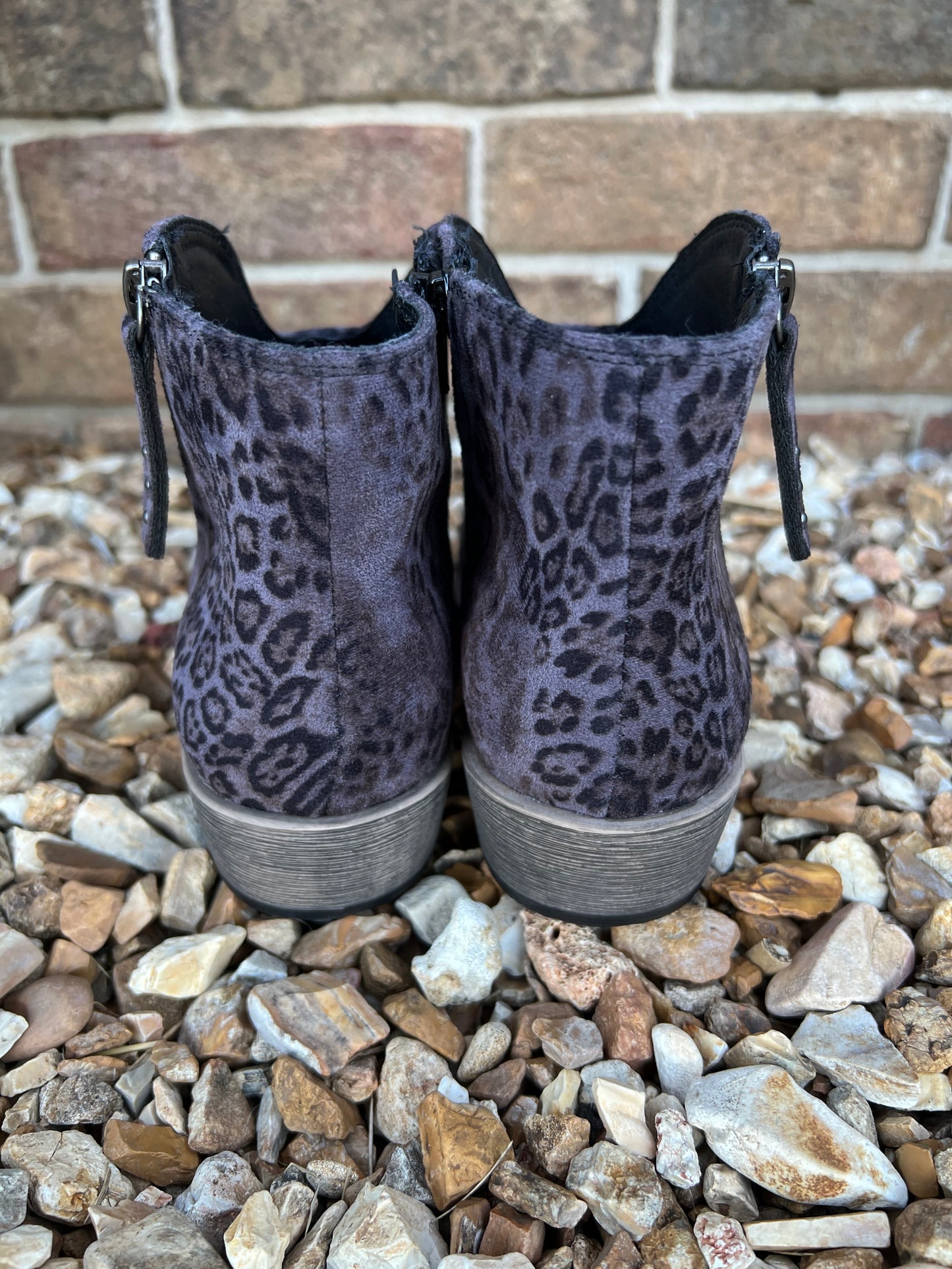 Very G Gypsy Jazz Women’s Divine Leopard Vegan Leather Women's Bootie Faux Leather Size 6-11