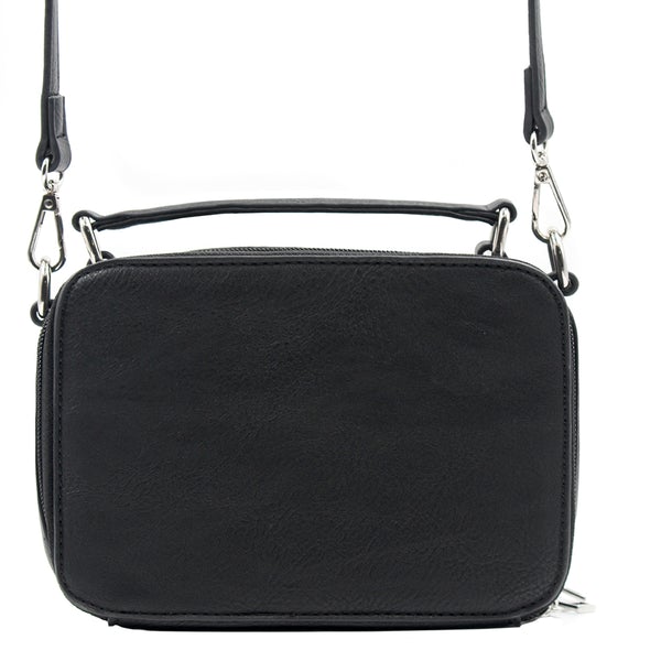 Kelsey Crossbody Handbag Black Back view Oprah's favorite things.