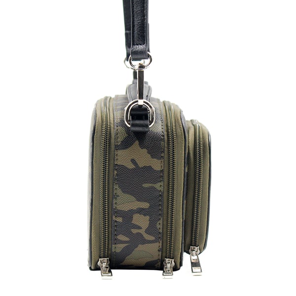 Kelsey Crossbody Handbag Camo side view Oprah's favorite things.
