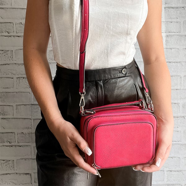 Kelsey Crossbody Hot pink Oprah's Favorite things