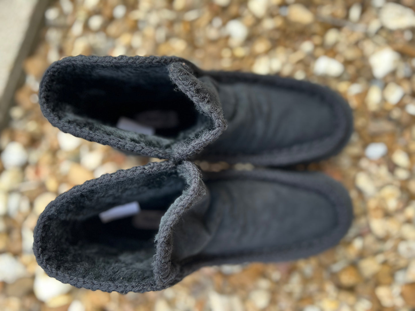 Very G Women’s Marvi Super Soft Fur Lined Slip On Faux Suede Bootie Size 6-11