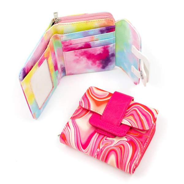 K Carroll Buckle Wallet Open