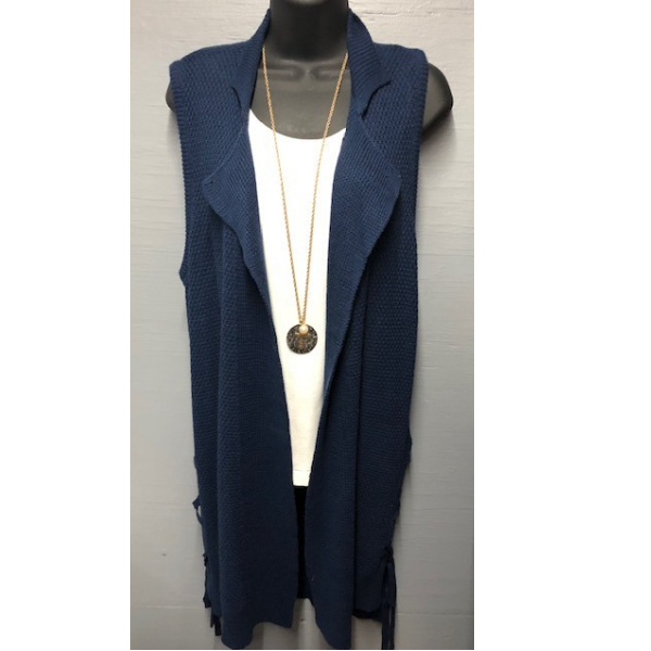 Simply Noelle Tied Up Sweater Vest by Simply Noelle