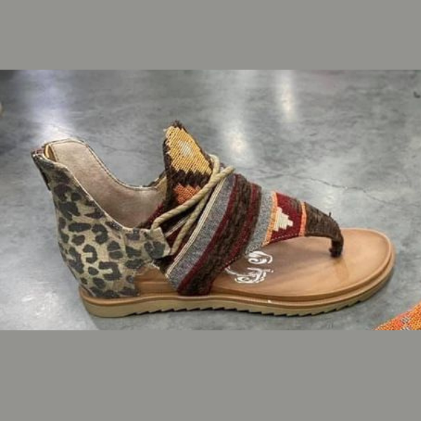 Very G & Gypsy Jazz Rock with Me Women's Sandal in Leopard