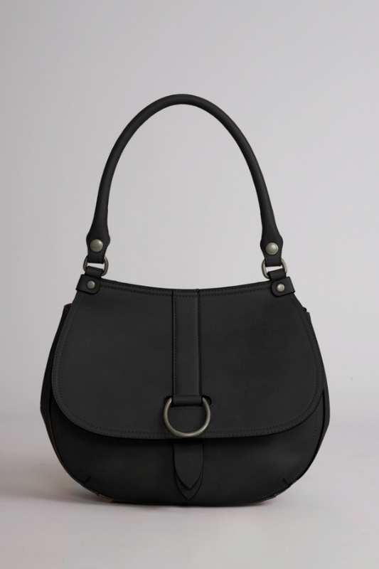 Buckle Down Saddle Shoulder Bag by Simply Noelle