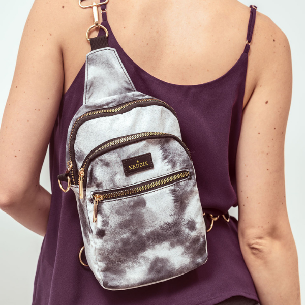 Kedzie Aura Collection Roundtrip Convertible Sling Handbag Crossbody
