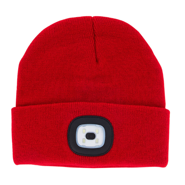 Men's Night Scope Rechargeable LED Beanie Hat