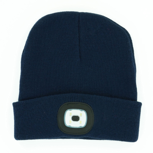 Men's Night Scope Rechargeable LED Beanie Hat