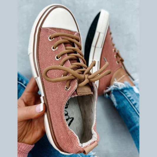 Very G Women’s Driana Women's Sneaker Shoe Rust Canvas Size 6-11