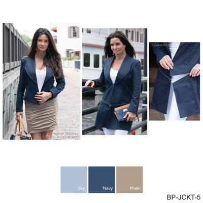 Women's Convertible Zip Jacket by Simply Noelle