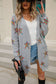 Blueberi B Women’s Angel Wings Star Open Front Long Sleeve Cardigan Polyester Elastane Size S-XL