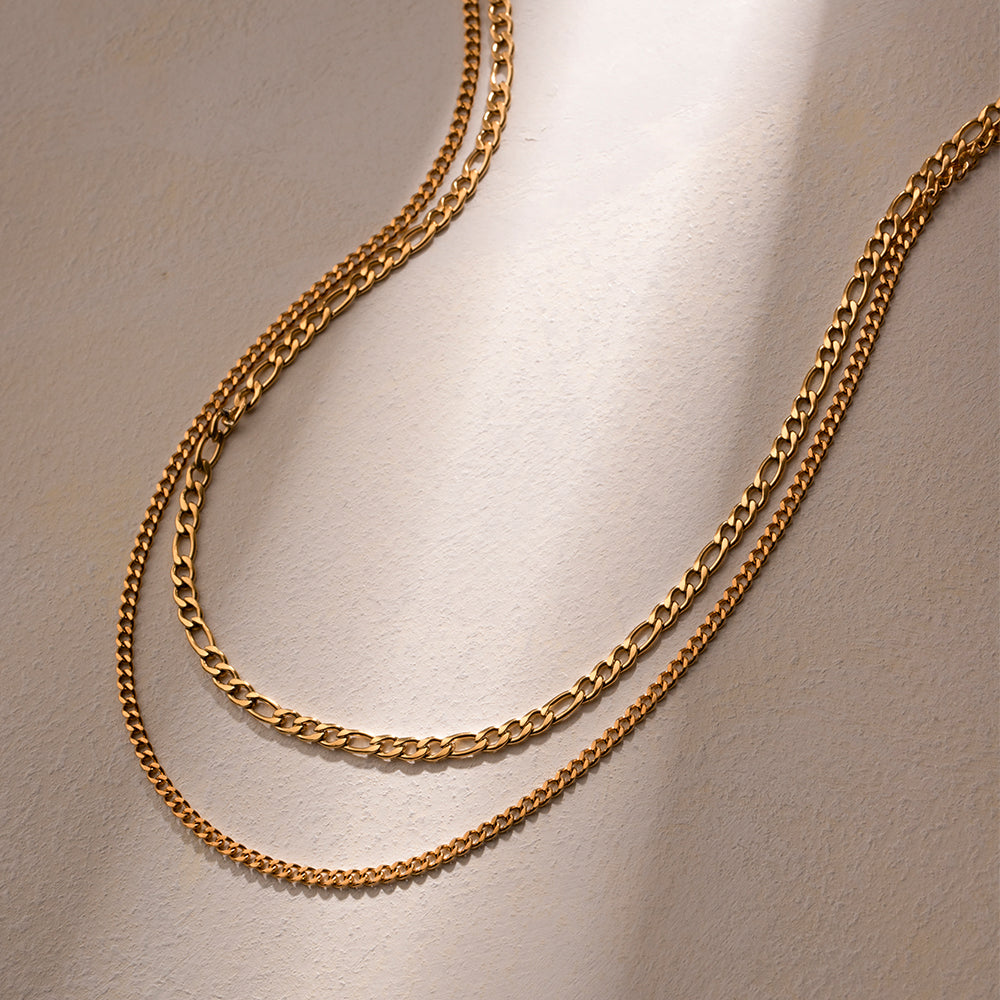 Women's Stainless Steel Double-Layered Necklace