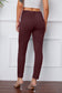 Basic Bae Women’s Stretchy Stitch Pants Rayon Nylon Spandex Size S-3XL