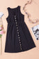 Blueberi B Women’s Sleeveless Button Down Mini Magic Dress Polyester Spandex Size S-2XL