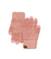 C.C® 100% Buttery Soft Chenille Polyester Touchscreen Compatible Gloves | One Size Teen–Adult