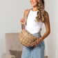 Jaya Puffer Crossbody Sling | Vegan Leather Accents & Cotton Blend Lining | 10 x 5 x 7.5 in
