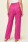 Double Take Women’s Full Size Texture Drawstring Straight Pants Cotton Size S-3XL