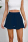 Blueberi B Women's Full Size Drawstring Ruffle Hem Shorts Cotton Size S-3XL