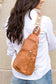 Evie Everyday Sling Bag with Decorative Crossbody Strap