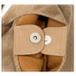 Andrea 2-in-1 Hobo Shoulder Bag | Vegan Suede & PU Leather Strap | 16.5 x 4.72 x 14.17 in