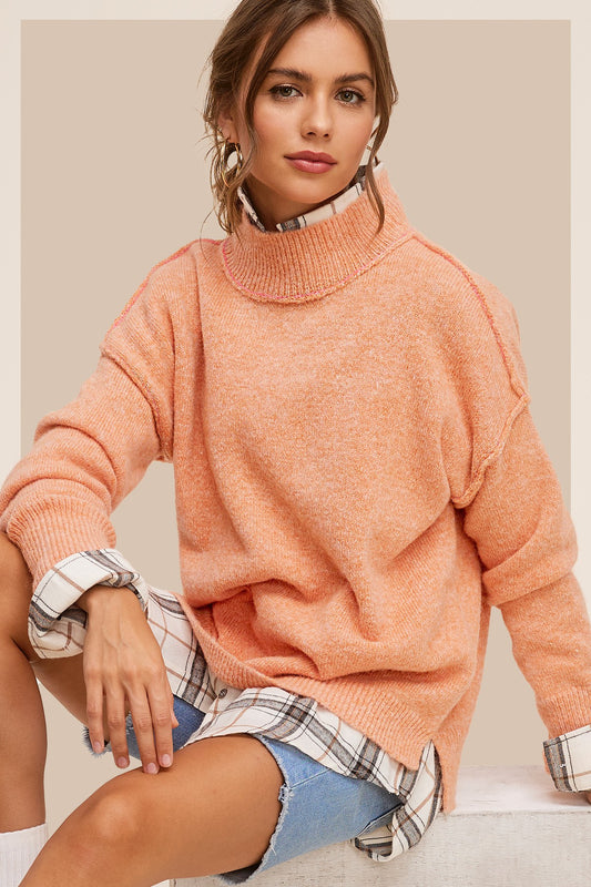 Ella Long Sleeve Cozy Knit Sweater