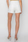 RISEN Women's  Button Fly Frayed Hem Denim Shorts Cotton Spandex Size XS-3XL