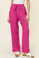 Double Take Women’s Full Size Texture Drawstring Straight Pants Cotton Size S-3XL