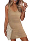 Blueberi B Women’s Openwork Scoop Neck Cover Up Polyester Size S-XL