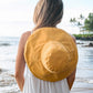 100% Polyester Lined Foldable Drawstring Cargo Wide Brim Sun Hat with Wire Brim | One Size
