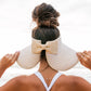 100% Breathable Straw Foldable Bow Stripe Adjustable Velcro Sun Visor | One Size