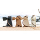 100% Breathable Straw Leopard Trim Foldable Wide Brim Bow Visor | One Size