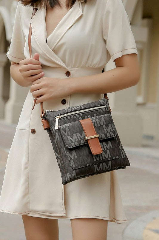 MKF Collection Compartment Crossbody Bag by Mia K