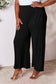 Double Take Women’s Full Size Smocked Wide Waistband Wide Leg Pants Rayon Spandex Size S-3XL