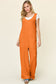 Double Take Women’s Full Size Texture Sleeveless Wide Leg Jumpsuit Polyester Spandex Size S-3XL