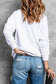 Blueberi B Women’s Graphic Round Neck Long Sleeve Turkey Sweatshirt Polyester Cotton S-2XL