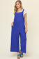 Double Take Women’s Full Size Texture Sleeveless Wide Leg Overall Polyester Spandex Size S-3XL